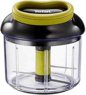 Tefal 5 Second Chopper Manual Chopper – 900ml, Black & Green, K1320404