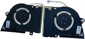 New Replacement CPU and GPU Cooling Fan for Asus Rog Zephyrus G14 GA401I GA401IV 12V Series DFSCK22105182H DFSCK22115181H (CPU + GPU Fans)