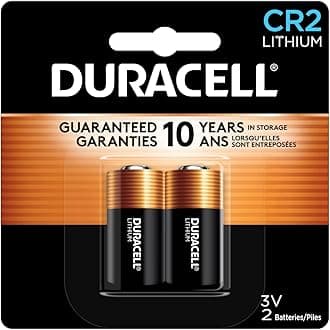 CR2 3V Lithium Battery, 2 Count (Pack of 1), CR 3 Volt Batteries High Power, Long-Lasting for Video and Photo Cameras, Lighting, Packaging May Vary