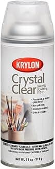 Krylon Crystal Clear Acrylic Coating Aerosol Spray 6oz-