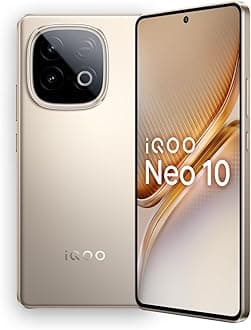 iQOO Neo 10 (Titanium Chrome, 16GB RAM, 512GB Storage) | Snapdragon 8s Gen 4 Processor & SuperComputing Chip Q1 | 7000 mAh Battery | Segment’s Highest 144 FPS Gaming Smartphone