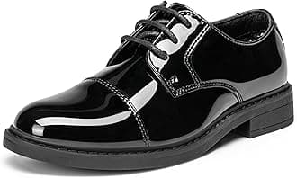 Bruno Marc School Shoes for Boys Derby, Kids Lace-Up Classic Oxfords Dress Shoes, Gentle Men Shoes for Wedding, Party, and Church