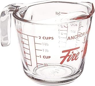 Anchor Hocking ACH.GW4982615 A/Hocking Fk Measuring Cup, Clear, W 12.0 x H 12.0 x D 16.0 cm, 16 Oz, Glass