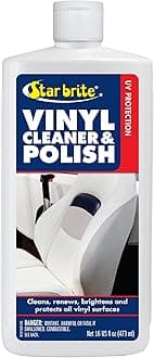 Vinyl Cleaner, Polish & Protectant - Clean, Renew, Brighten & Protect All Vinyl Surfaces - Marine Grade Shampoo, Polish & UV Protection