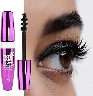 Waterproof Voluminous Original Volume Building Mascara Makeup, Lengthening, Defining, Curling, Multiplying, Buildable Formula,Blackest Black Carbon Black, Cruelty Free (pack of 1)
