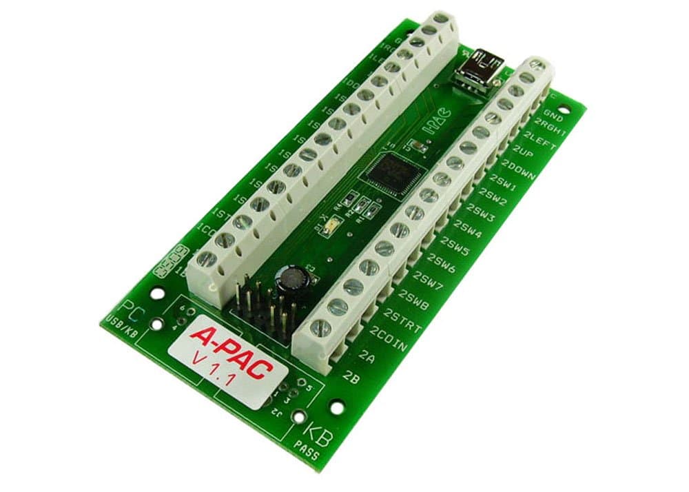 A-PAC Analog Arcade Game Controller Interface with USB Cable