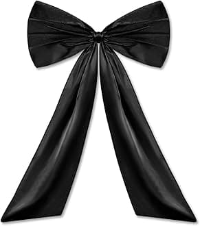 Large Black Bow
