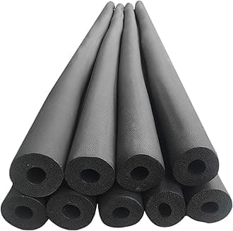 Water Pipe Insulation, Self Sealing Foam Rubber Pipe Wrap, ID 25-108mm Thickened Insulation Tube For Plumbing, Air Conditioning Ducts, Fitness Grip Support (Size : 48mm*20mm)