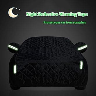 Full Car Cover Compatible with Porsche 911 SC Outdoor Hail Protection Car Cover,Thicken Hail Cover for Sedans, SUVs,Trucks,and Minivans All-Weather Protection