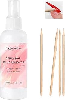Spray Nail Glue Remover Debonder 2FL.OZ for Press on Nails,Nail Glue Debonder Nail Remover For Press On Nail, Easily & Quickly Remove Fake Nail Tips Fake Nail Remover