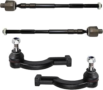 TRQFront Inner and Outer Tie Rod Set Compatible with 2015-2019 Subaru Legacy Outback