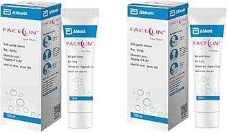 Face Wash Daily gentle cleanser,non drying,Eliminates pore-clogging oil and dirt,ideal for Acne-prone skin for women & men 100ml (Pack of 2)