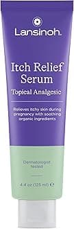 Lansinoh Anti-Itch Serum for Pregnant Moms, Itchy Skin Care, Cream for Pregnancy, Prenatal & Postnatal Skin Care, Safe for First Trimester, Pregnancy Essentials, 4.4 Ounces