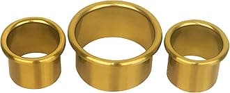 Hair Styling Station Dryer Curling Iron Appliance Holder Tube Package Salon Station Organizer Holder Hot Iron Tubes 3" 2" and 2" package 3pcs (Golden)