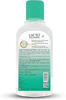 Lacto Calamine Micellar Water Make Up Remover Liquid | 100ml each - Pack of 2 | Aloe Vera, Green Tea & Niacinamide |Cleansing Water For Face That Removes Make-Up, Excess Oil & Impurities |Alcohol Free