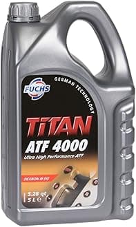 TITAN ATF 4000 5L Automatic Transmission Oil, High-Performance, DEXRON III Licensed, 4.58 kg