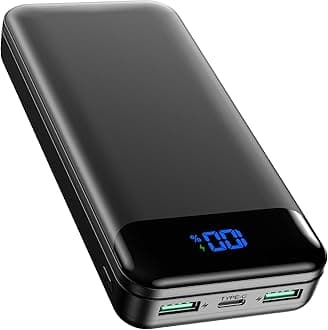 Power Bank, 27000mAh Portable Charger 22.5W Fast Charging, Battery Pack Phone charger with USB C (In & Out), Powerbank with LED Display for iPhone 17/16/15/14 Pro Max, Huawei and More