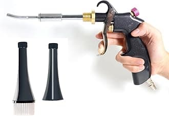 KJM High Pressure Car Interior Spraying Washing Gun with 2 Set Nozzle Sprayer Connector Air Pulse Car Washing Equipment Tool (Upgrade-Dust blow gun)