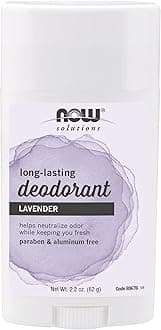 NOW Solutions Deodorant Stick Long Lasting Refreshing Lavender Scent, 2.2oz