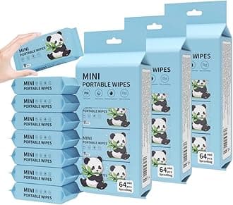 Mini wipes Travel Size Wet wipe 24 Pack Total 192
