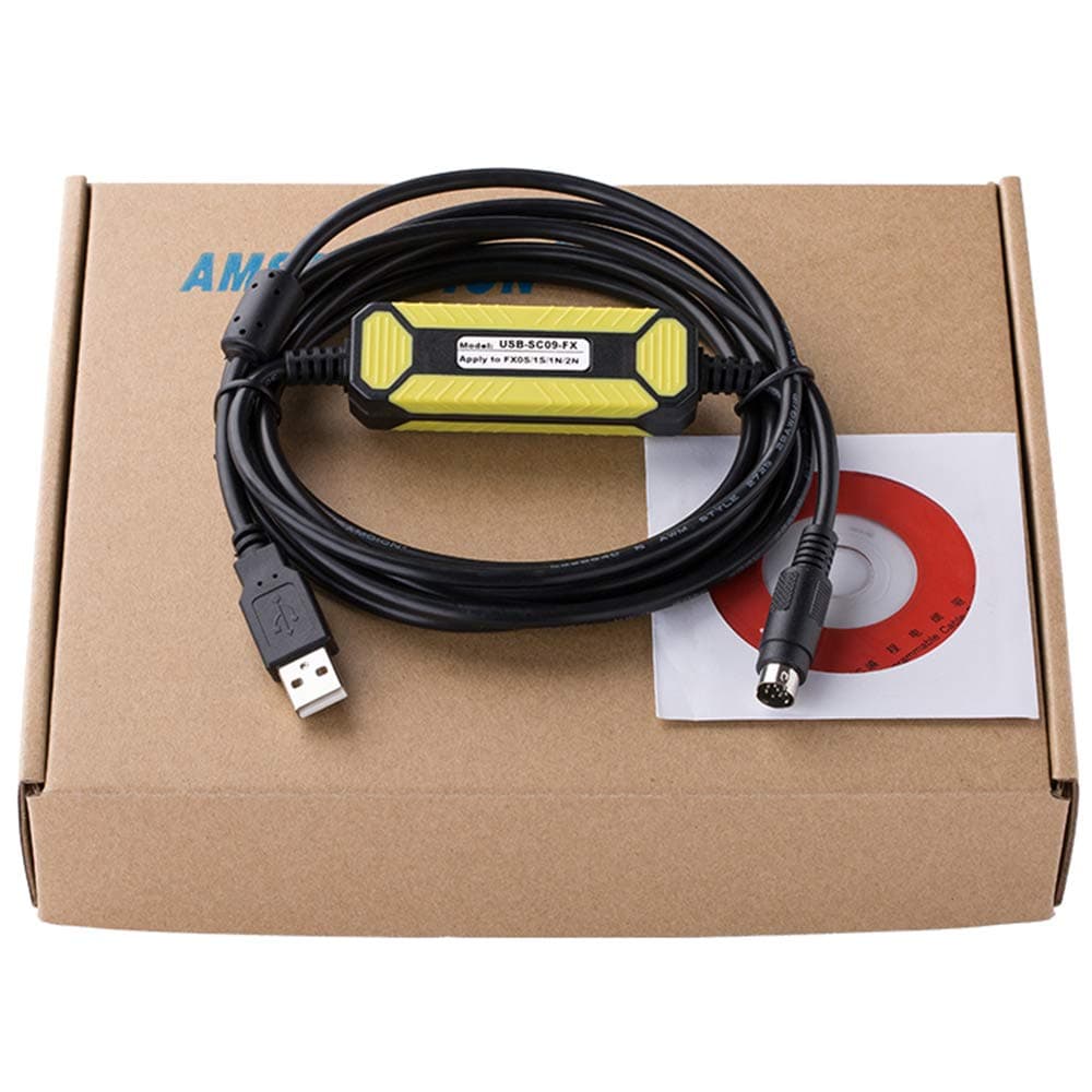 1pack USB-SC09-FX for Mitsubishi PLC Programming Cable FX0N FX1N FX2N FX0S FX1S FX3U FX3G Series Communication Cable