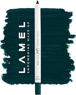 Lamel- Long lasting- Kajal Matte Eye Liner 403 - Green|Highly pigmented formula |Ultra long-lasting | Blends into a smokey look |Defines eyes beautifully |1.7gm