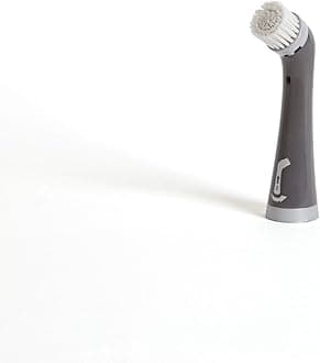 Rubbermaid Cleaning Power Electric Scrub Brush Microfiber Refill Kit, 8 Pieces, Red/Gray, Multi-Purpose Scrub Brush Refills Compatible with Rubbermaid Power Scrubber