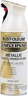 261411 Universal All Surface Metallic Mist Spray Paint, 11 oz, Pearl Mist