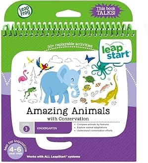 LeapStart Kindergarten Activity Book: Amazing Animals and Conservation
