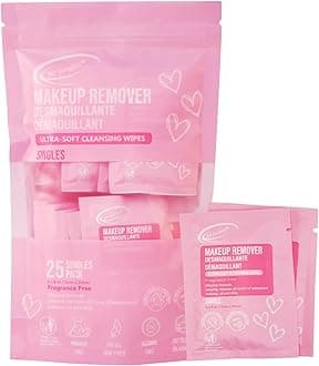 Air Jungles Makeup Remover Wipes (Singles, 25 Count (1 Pack))