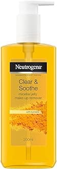 Neutrogena Clear and Soothe Micellar Jelly Make-Up Remover, 200 ml