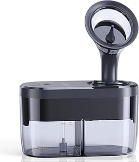 Water Powered Ear Cleaner, Electric Ear Wax Removal Kit, Ear Irrigation Kit with Sewage System and 4 Clean Mode, Safe and Effective Ear Flushing Kit for Adults with 3 Ear Tips - Black