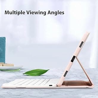 Magnetic Detachable Wireless Keyboard & Mouse Combo with Leather Cover for Honor Pad MagicPad 2 12.3-inch Tablet – Full Wrapped Protection Keyboard Case (Black,Touch Pad)