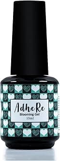 ADHERE Nail Blooming Gel 15ml - Clear UV LED Blossom Gel Polish for Spreading Effect Marble, Watercolor Floral Nail Art, Soak Off Polish, Nail Salon Home DIY