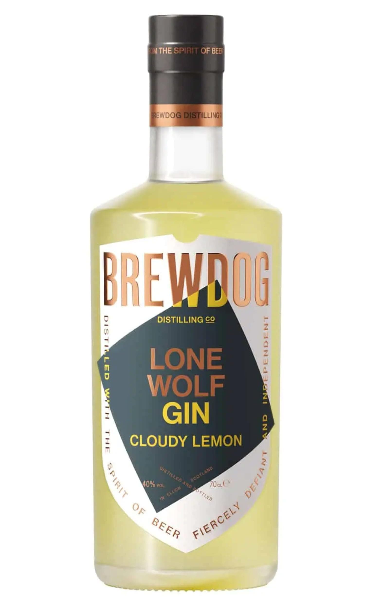 LoneWolf Cloudy Lemon Gin 70cl
