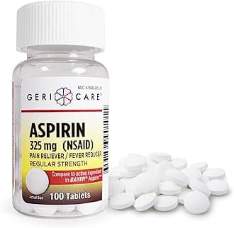 Bottled Aspirin 325mg 100 Count Bottle (Pack of 1)