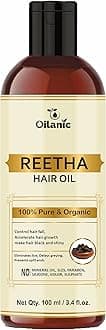 Reetha Herbal Hair Oil for Hair Growth (Pack of 1, 100 ml)|Hair Oil for Dry and Frizzy hair Scalp Massage oil for Women and Men Natural OIL for Smooth Texture and Healthy Look