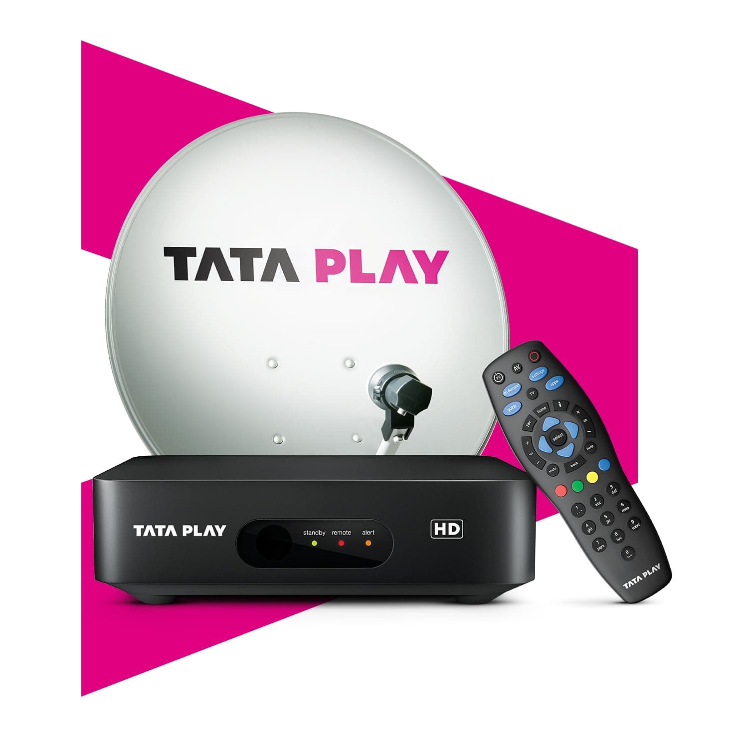 - Tata Sky HD Connection with 1 Month Basic Pack & Free Installation…