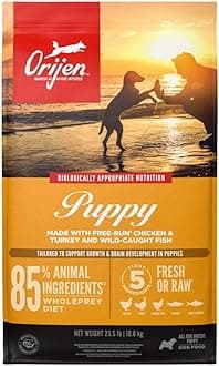 Grain Free High Protein Dry Dog Food Puppy Recipe 23.5lb Bag