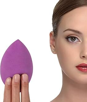EXTRA LARGE 11CM Make Up Beauty Sponges Blender BIG for Face & BODY (1x Small 1x Large) -With 2 Sponge Holder- FASTER FLAWLESS APPLICATION for Foundation/Fake Tan/Powder/Blending/Setting/