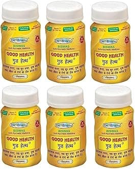 Good Health Dr. Biswas Weight Gainer, Heal & Protect Liver || Energy-Immunity Booster Capsule -50 (Pack of 6)