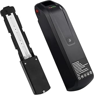 36V 48V 52V Ebike Battery 10AH 15AH 20AH with Fast Charger, USB Output and Led Indicator Light, 250W 500W 750W 1000W 1200W 1500W Electric Bikes, Tricycle, Mountain Bike Motor (48V 10.4AH)