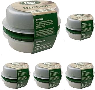 LEM Products Batter Bowl, Translucent and Green (Pack of 5)