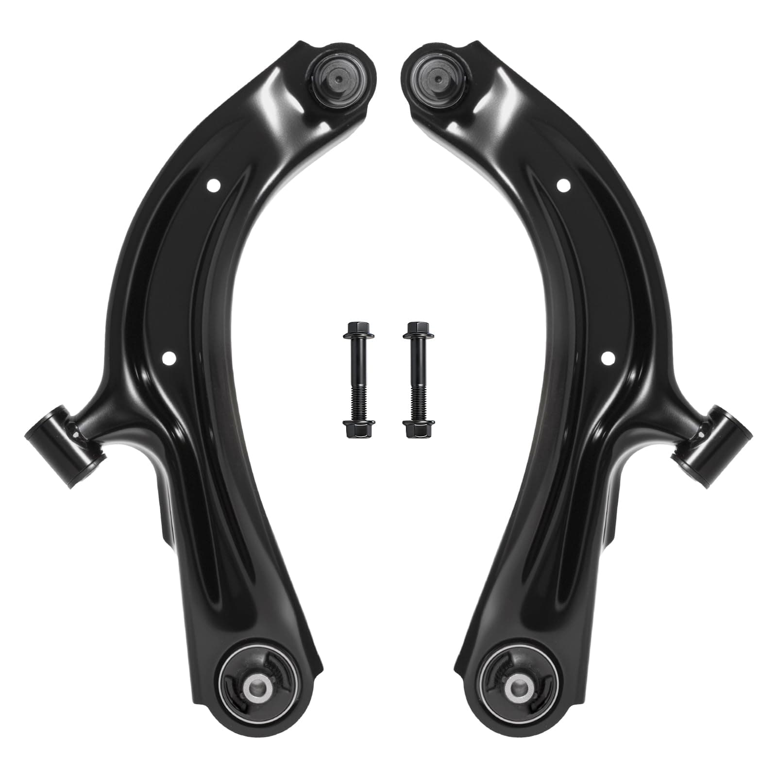 Front Lower Control Arm and Ball Joint Assembly Compatible With 2013-2019 Nissan Sentra (For Naturally Aspirated Only) /13-20 Nissan NV200 AUQDD K622159 K622160 Left Right 2Pc Set Suspension