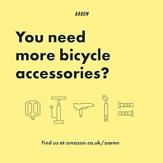 AARON Horn Handlebar Grips with Gel Cushioning, Ergonomic Handlebar Horns Made of Non-Slip Rubber, Bicycle Grips for E-Bike, Trekking Bike, Mountain Bike, Touring Bike, Black