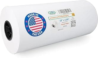 IDL Packaging Freezer Paper 18" x 13200" (1100 feet) - USA-made Large White Freezer Paper Roll for Freezing Food - Plastic Coated Freezer Material for Maximum Safe Protection by IDL Packaging