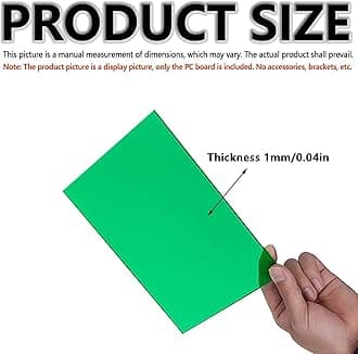 DSEWTEZXI Transparent Polycarbonate Roofing Sheet, Outdoor Patio Greenhouse Panels, UV Rain Protection Rain Pergola Roof Panels, for Patios, Partitions, Etc, Roof(Clear,5.1 x 26.2ft)