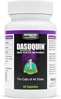 Dasuquin Joint Health Supplement for Cats - With Glucosamine, Chondroitin, ASU, Boswellia Serrata Extract, and Green Tea Extract, 84 Capsules