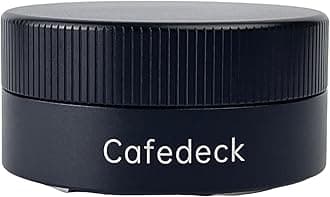 Automatic Gravity Coffee Powder Distributor with Stainless Steel Base, Espresso Tamper and Coffee Tamper Tool, Durable Barista Accessories for Espresso Machine (58.35mm)