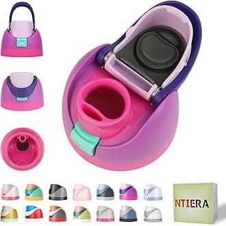 Replacement Lid for Owala Freesip Water Bottle, Compatible with Owala Lid and Cap, Premium Accessories for 16oz 24oz 32oz 40oz Bottles,Leak-Proof,BPA-Free(Pink Purple)